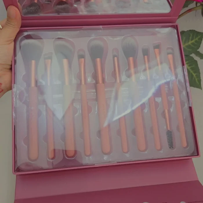 Set de Brochas de Maquillaje Anne Klein 10 Piezas Original