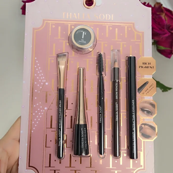 Set Desmaquillaje y Maquillaje de Ojos Thalía Sodi 6 Piezas Original