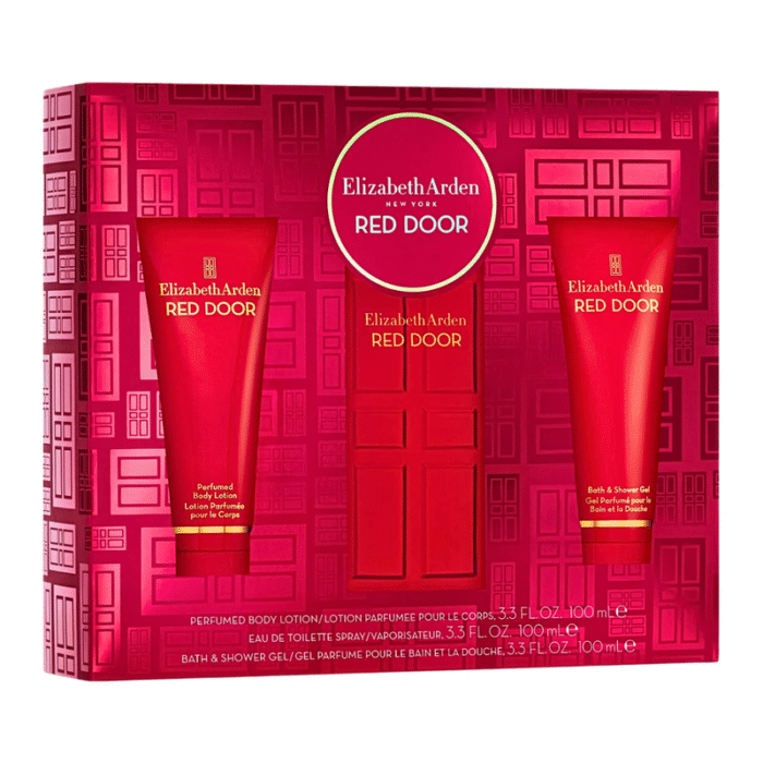Elizabeth Arden Red Door Set de Perfume para Dama 3 Piezas – EDP