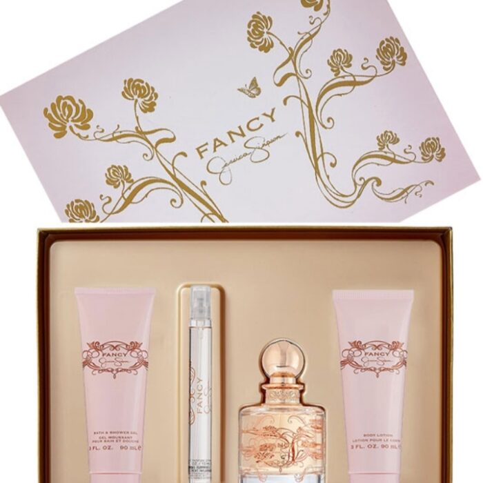 Fancy Jessica Simpson Set 4 Piezas para Dama – Perfume EDP