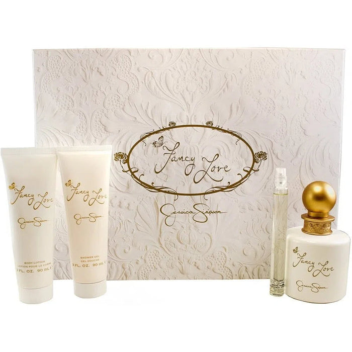 Fancy Love Jessica Simpson Set 4 Piezas para Dama – Perfume EDP