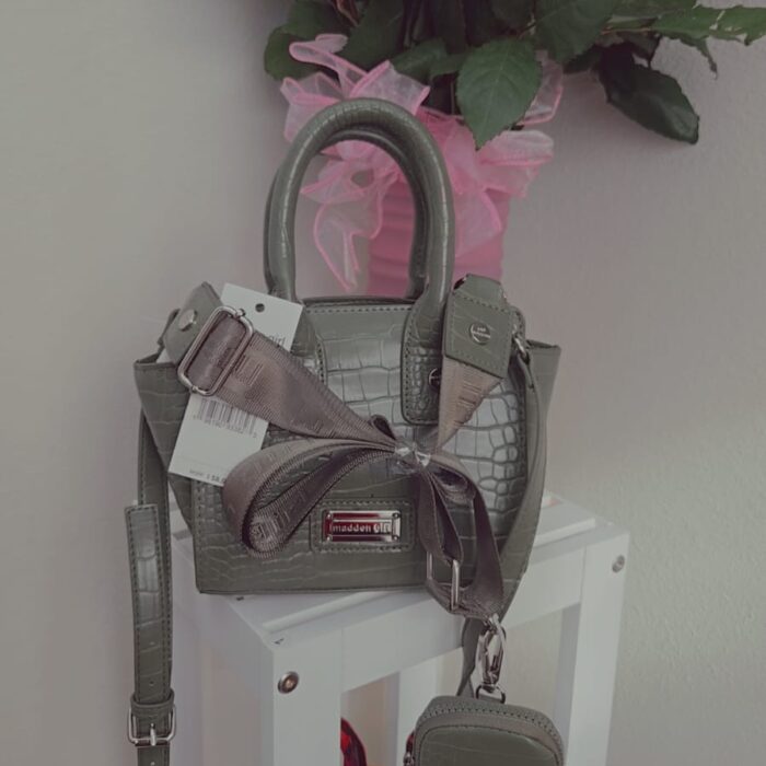 Cartera Madden Girl Verde Mini Tote | Estilo Croco