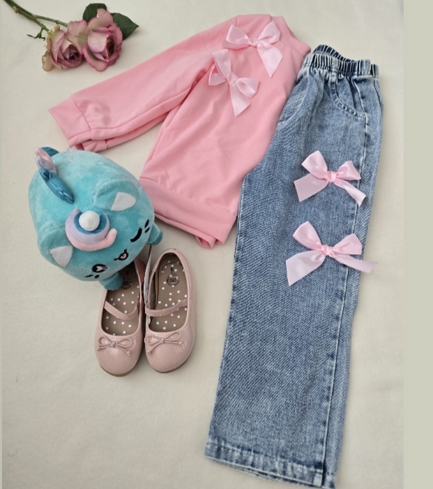 Conjunto de 2 piezas para niña marca SheIn talla 4T