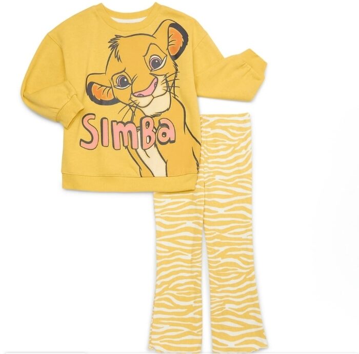 Conjunto de 2 piezas Disney The Lion King Simba talla 2T
