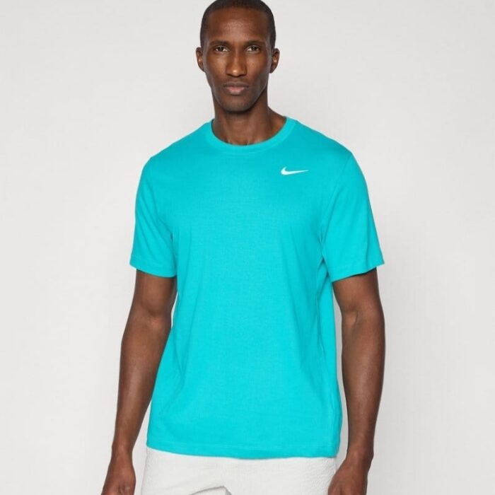 Camiseta Nike para Caballero Dry-Fit Azul Turquesa