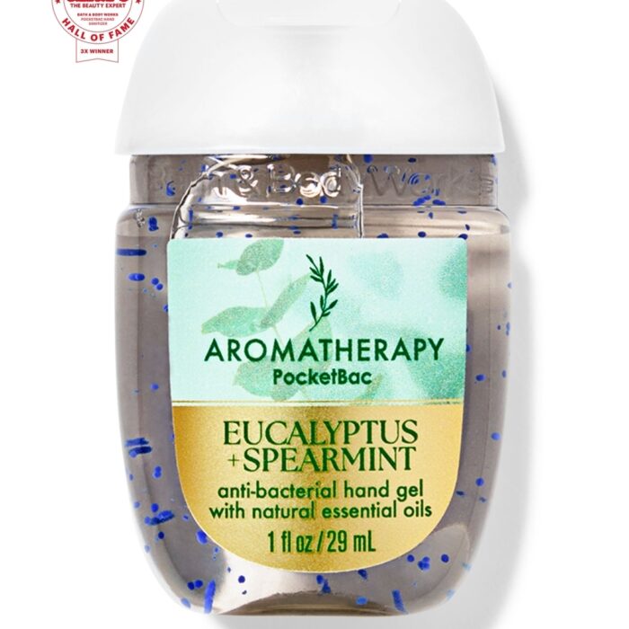 Bath & Body Works Aromatherapy Eucalyptus + Spearmint Gel Antibacterial – PocketBac 29 mL