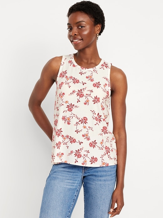 Blusa Old Navy Luxe para Mujer con Estampado Floral – Tela Suave y Ligera