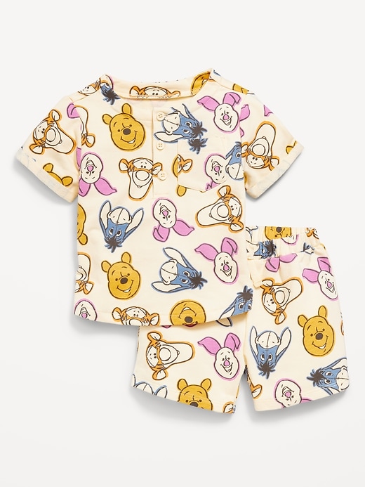 Conjunto de 2 piezas para bebé unisex marca Old Navy | Estampado Winnie the Pooh