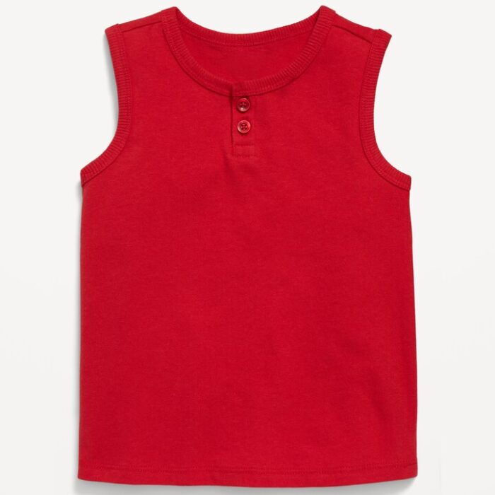 Camisa sin mangas roja para niño Old Navy –