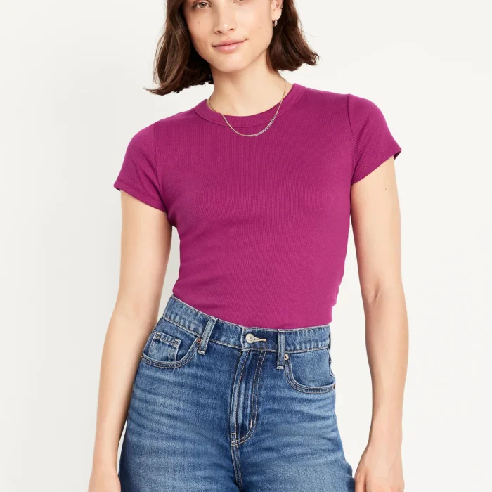Snug Tank Top Old Navy para Mujer – Color Morado Uva