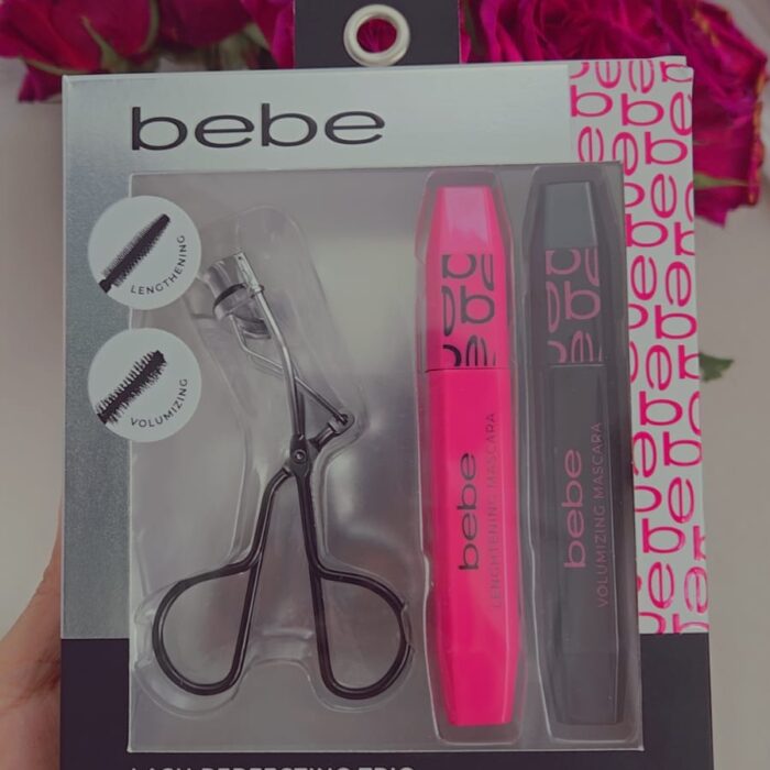 Bebe Lash Perfecting Trio – Set de Máscaras y Rizador de Pestañas Voluminizadoras y Alargadoras