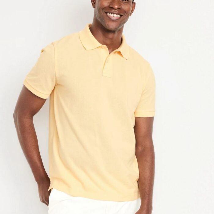 Camisa Polo Old Navy para Caballero Color Amarillo | Estilo Casual y Cómodo