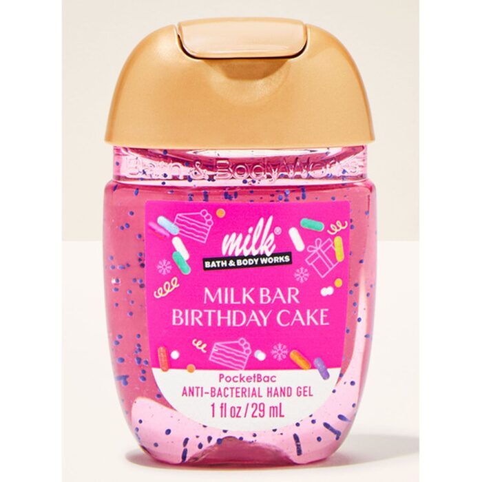Bath & Body Works milk bar birthday cake Gel de Manos – PocketBac 29 mL