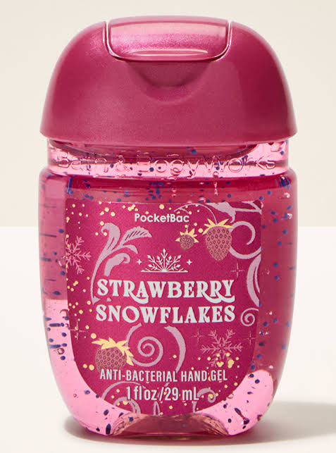 Bath & Body Works strawberry snowflakes Gel de Manos – PocketBac 29 mL
