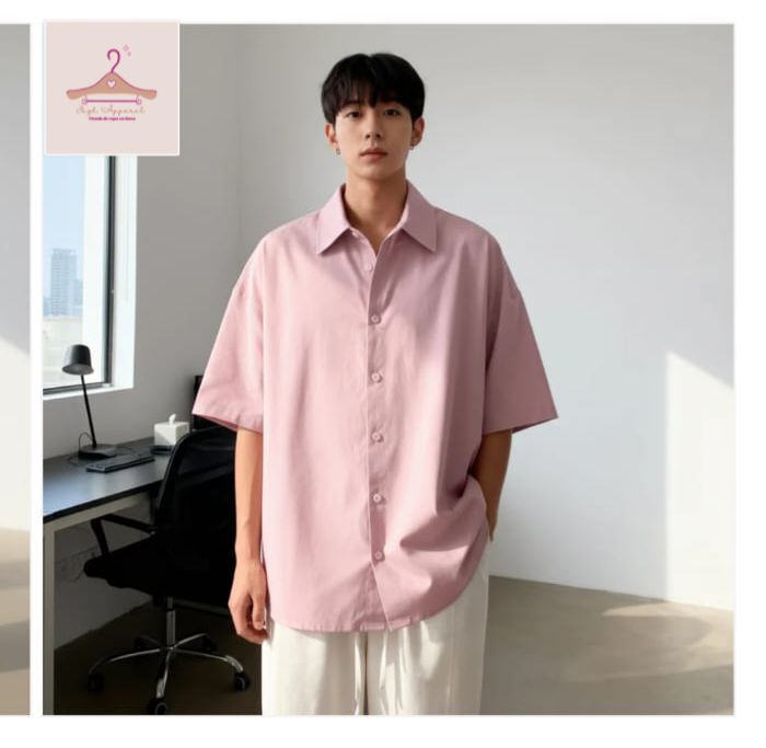 Camisa Oversize para Hombre ASOS – Camisa de Botones al Frente Estilo Casual Moderno