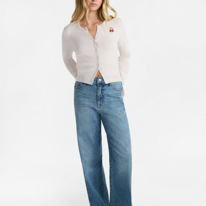Pantalón Jean Baggy Wide Leg para Mujer Marca Nobo – Tiro Alto y Corte Holgado