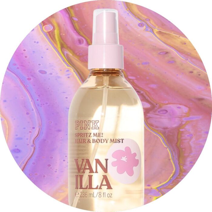Victoria's Secret Vanilla Hair & Body Mist 250ml – Bruma Dulce para Cuerpo y Cabello