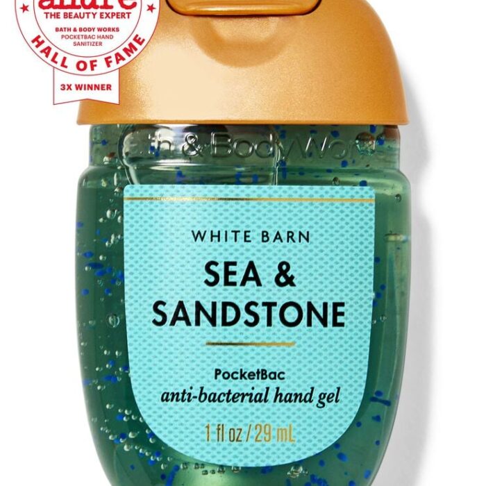 Bath & Body Works Sea & Sandstone Hand Gel 29ml – Gel Antibacterial Mineral y Fresco