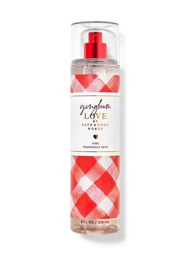 Bath & Body Works Gingham Love Fine Fragrance Mist 236ml – Bruma Corporal Dulce y Romántica