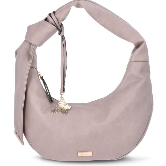 Bolso Hobo Jessica Simpson Luna para Mujer – Elegante Cartera de Hombro Color Capuchino