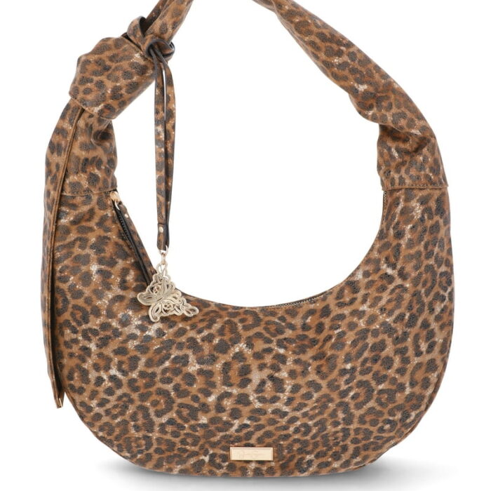 Bolso Hobo Jessica Simpson Luna para Mujer – Elegante Cartera de Hombro Color leopardo 🐆
