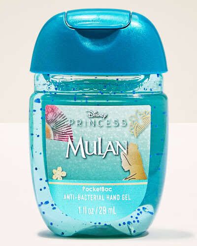 Gel Antibacterial Bath & Body Works Edición Limitada Disney Princesa Mulan 1 fl oz / 29 ml