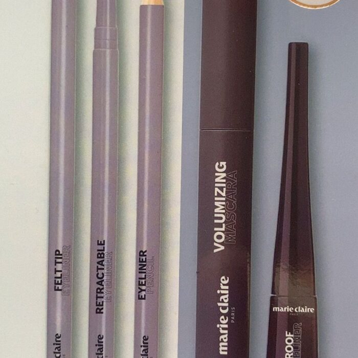 Set de Delineadores para Ojos Marie Claire – Kit de Maquillaje para Trazos Precisos y Duraderos