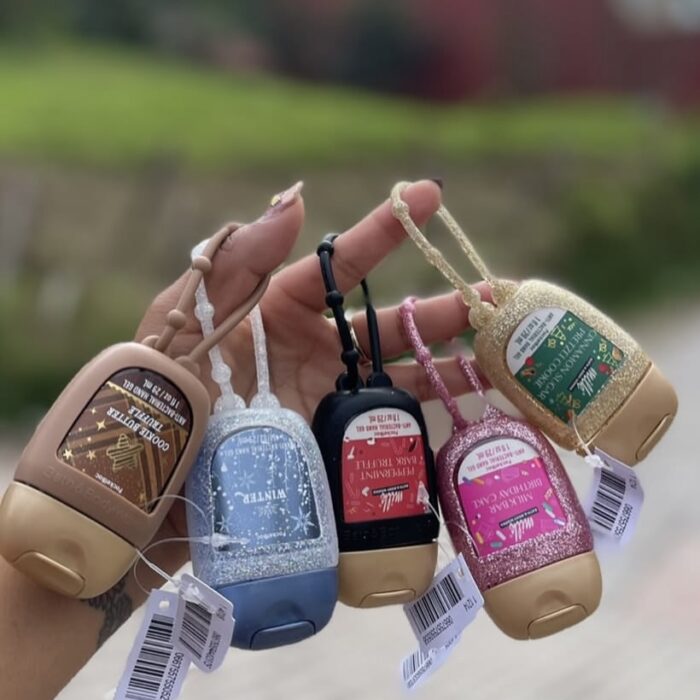 Porta Gel Antibacterial PocketBac Bath & Body Works – Funda Holder de Silicona